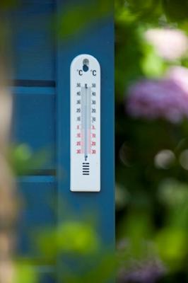Muurthermometer kelvin 2 wit Muurthermometer kelvin 2 wit