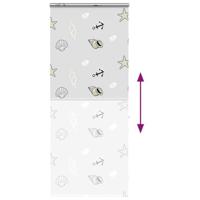 Doucherolgordijn met cassette 100x240 cm stofbreedte 96 cm - thumbnail