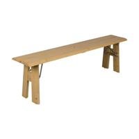 Zuiver Inklapbare Tuinbank 'Avenue' 170cm, kleur Naturel - thumbnail