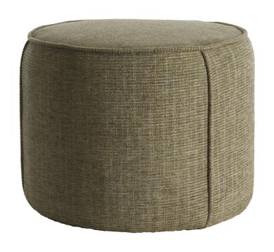 Light & Living Poef 'Domoni' Chenille, kleur Groen