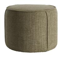 Light & Living Poef 'Domoni' Chenille, kleur Groen - thumbnail