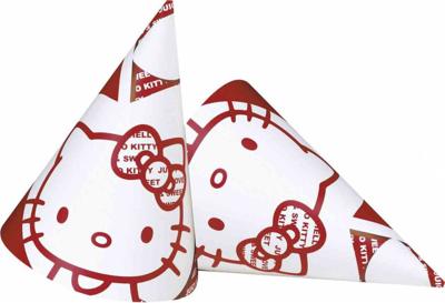 Hoedjes Hello Kitty Apple 6 stuks