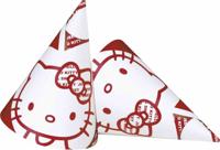 Hoedjes Hello Kitty Apple 6 stuks - thumbnail