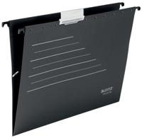 Hangmap Leitz Alpha Recycle A4 verticaal V-bodem zwart - thumbnail