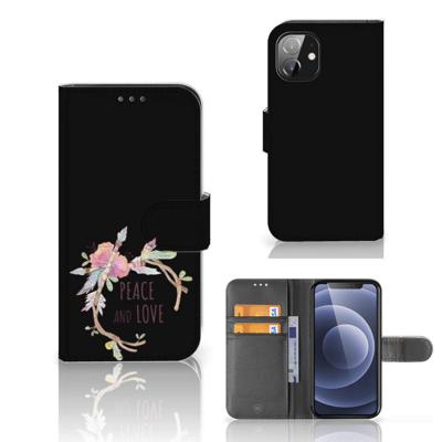 Apple iPhone 12 Mini Leuk Hoesje Boho Text Apple iPhone 12 Mini Leuk Hoesje Boho Text