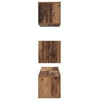 Tv-meubelset 4 pcs Oud hout 60 x 30 x 30 cm Bewerkt hout - thumbnail