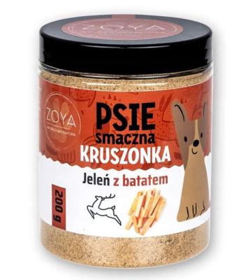 ZOYA Deer crumble with sweet potato - traktatie voor hond - 200g