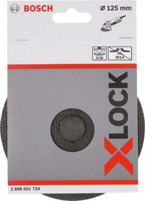 Bosch Accessories 2608601724 X-Lock SCM steunschijf met middenpen, 125 mm Bosch Accessories 2608601724 X-Lock SCM steunschijf met middenpen, 125 mm