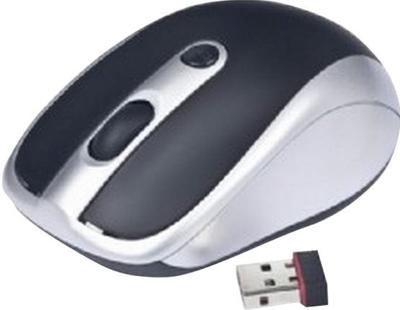 Draadloze muis zwart/zilver Draadloze muis zwart/zilver