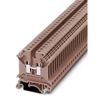 Phoenix Contact 3007330 Doorgangsserieklem 6.2 mm Schroeven Bruin 50 stuk(s)