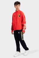 België Trainingspak Presentatie Junior - Maat 176 - Kleur: Rood | Soccerfanshop - thumbnail