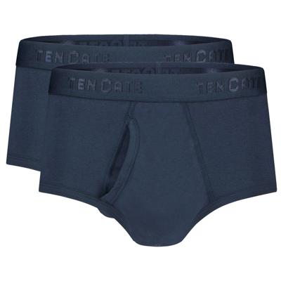 Ten Cate Organic classic slip met gulp 2-pack blauw
