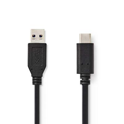 USB-C 3.1 Gen2-Kabel | Type-C Male - A Male | 1,0 m | Zwart