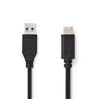 USB-C 3.1 Gen2-Kabel | Type-C Male - A Male | 1,0 m | Zwart - thumbnail