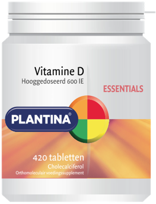 Plantina Essentials Vitamine D3 10 mcg Tabletten