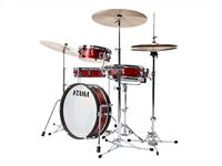 Tama LJK48P-BRM Club-JAM Pancake 4-delige ketelset Burnt Red Mist - thumbnail