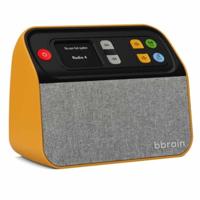 Muziekspeler | BBrain | Voor senioren en bij dementie | Grote gekleurde knoppen | Makkelijk te bedienen | Geel | BB6000-GE - thumbnail