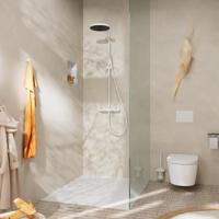 Hansgrohe Pulsify S Puro Showerpipe 260 1jet met thermostaat, mat wit - thumbnail