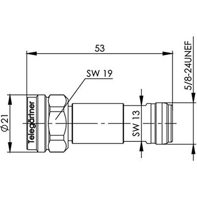 Telegärtner 100024169 100024169 Demper 1 stuk(s)