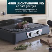 Princess BBQ Grill Tafel Zwart, Zilver - thumbnail