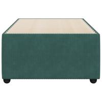 Bedframe zonder matras 90x200 cm fluweel donkergroen - thumbnail
