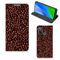 Huawei P Smart (2020) Flip Style Cover Koffiebonen - thumbnail