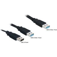 Delock 82908 Kabel USB 3.0 type A male + USB type A male > USB 3.0 type A male - thumbnail