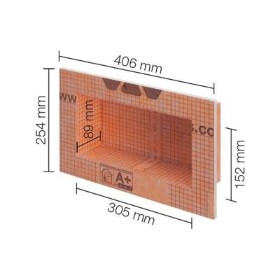 Schluter Kerdi-Board-N Inbouwnis 30,5x15,2cm betegelbaar Schluter Kerdi-Board-N Inbouwnis 30,5x15,2cm betegelbaar