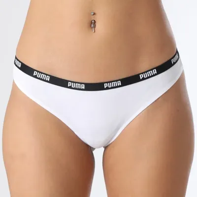 3-Pack dames strings - Katoen vrouwen strings Zwart - Wit - Combi