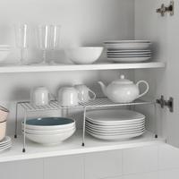 Metaltex Uitschuifbaar Rek 24x15x33/57 cm Zilver - thumbnail