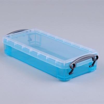 Really Useful Box pennenbakje 0,55 liter, transparant blauw Really Useful Box pennenbakje 0,55 liter, transparant blauw