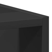 Onderkast 30x44,5x81,5 cm bewerkt hout zwart - thumbnail