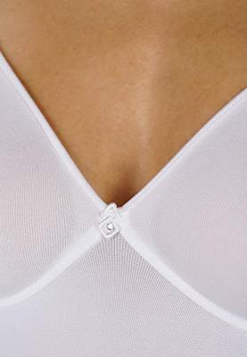 BH hemdje - Bra Top zonder Beugel - Viscose bh en hemd in een zonder vulling - Wit - Zwart - 38 - Top - Singlet