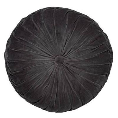 Dutch Decor sierkussen KAJA - Ø40 cm Charcoal Gray