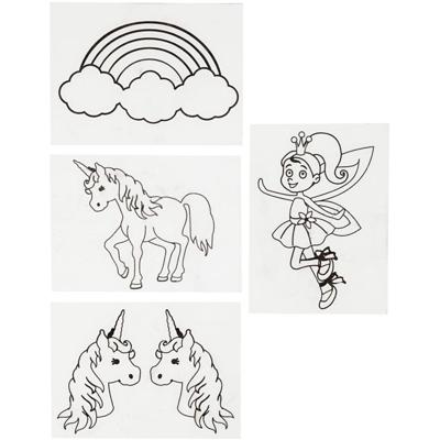 Creativ Company Krimpfolie met motieven eenhoorn