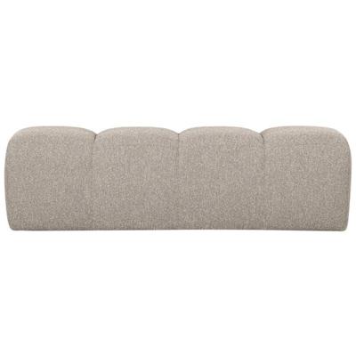 Woood Mojo eetkamerbank 164 cm bouclé Beige Melange