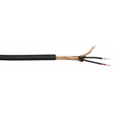 DAP MC-226B microfoonkabel dubbele afscherming zwart 100m