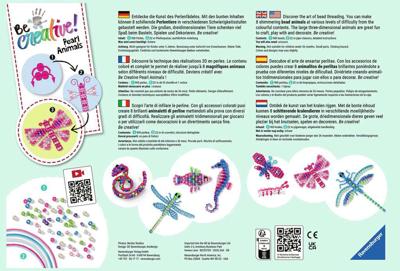 Vaardigheidsspel Ravensburger Be creative! Pearls Animals