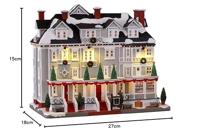 Lemax red lion inn verlicht kersthuisje Norman Rockwell 2023 - thumbnail