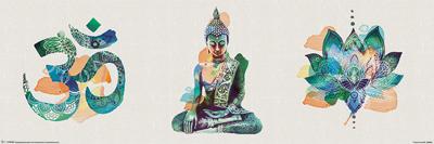 Poster Summer Thornton Yoga Triptych 91,5x30,5cm