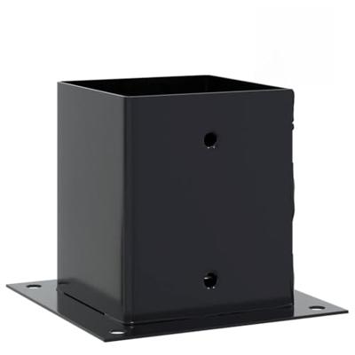 Spokkels vierkant 12 st 121x121 mm gepoedercoat staal antraciet