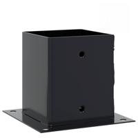 Spokkels vierkant 12 st 121x121 mm gepoedercoat staal antraciet - thumbnail