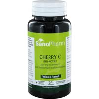 SanoPharm Cherry-C 200 mg wholefood 30 Capsules - thumbnail