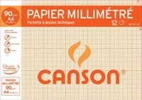 Canson millimeterpapier, pak van 12 vel - thumbnail
