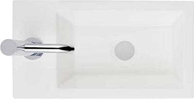 Saqu Square fontein 40,5x22x5cm Wit Saqu Square fontein 40,5x22x5cm Wit