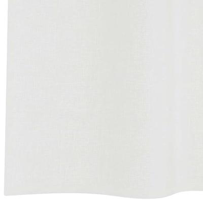 Gordijnen met lussen 2 st 140x245 cm wit Gordijnen met lussen 2 st 140x245 cm wit