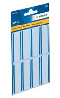 Naambadge etiket Etiket HERMA 1903 54x19mm wit blauw | 10 stuks - thumbnail