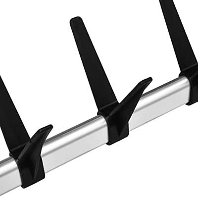 VidaXL Schoenenrek met stangen telescopisch aluminium