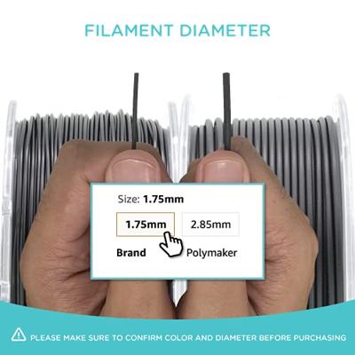 Polymaker PC01001 PolyLite Filament PC (polycarbonaat) Hoge stijfheid, Hittebestendig 1.75 mm 1000 g Transparant 1 stuk(s)