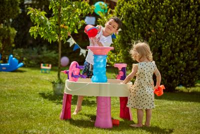 Little Tikes watertafel spiraal roze/paars